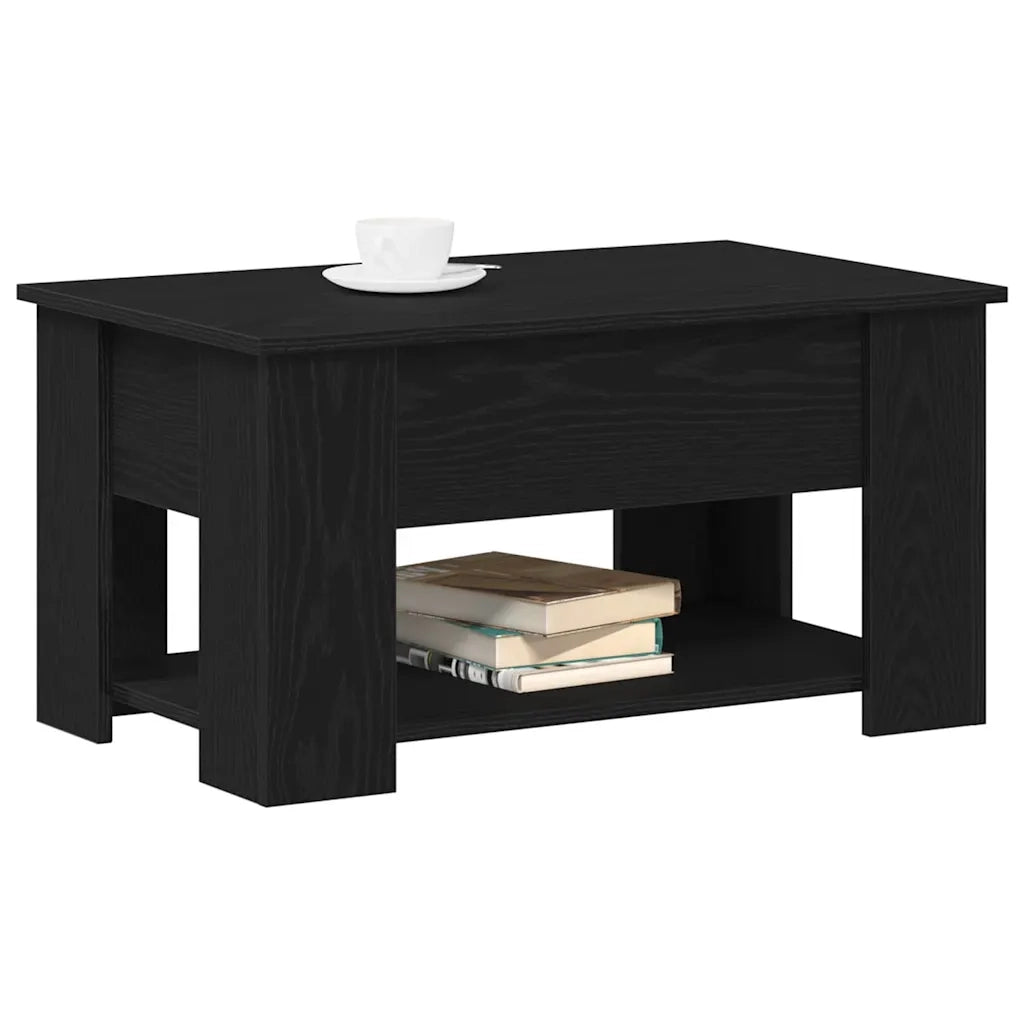 Tavolino da salotto | Tavolino da caff¨¨ | Tavolino da Soggiorno Rovere Nero 79 x 49 x 41 cm