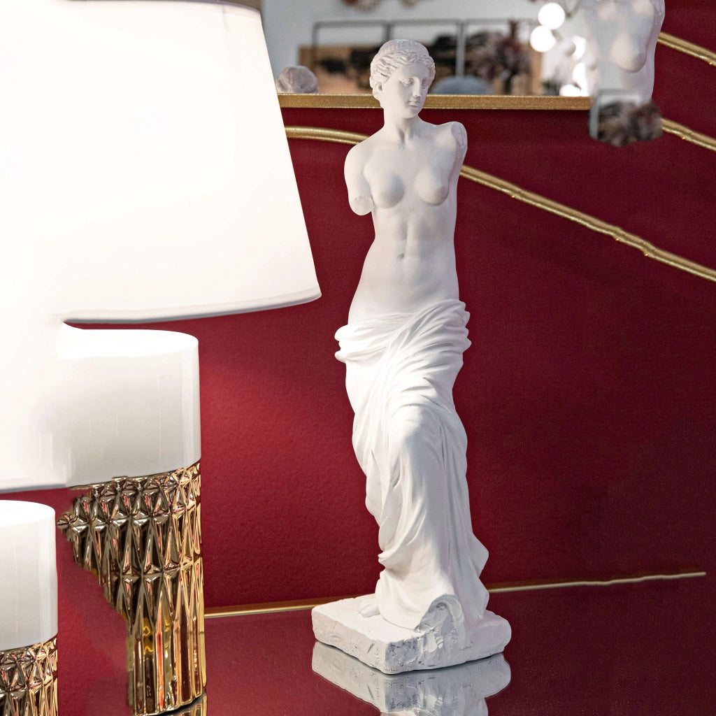 Living, Statua Scultura Classica, Bianco