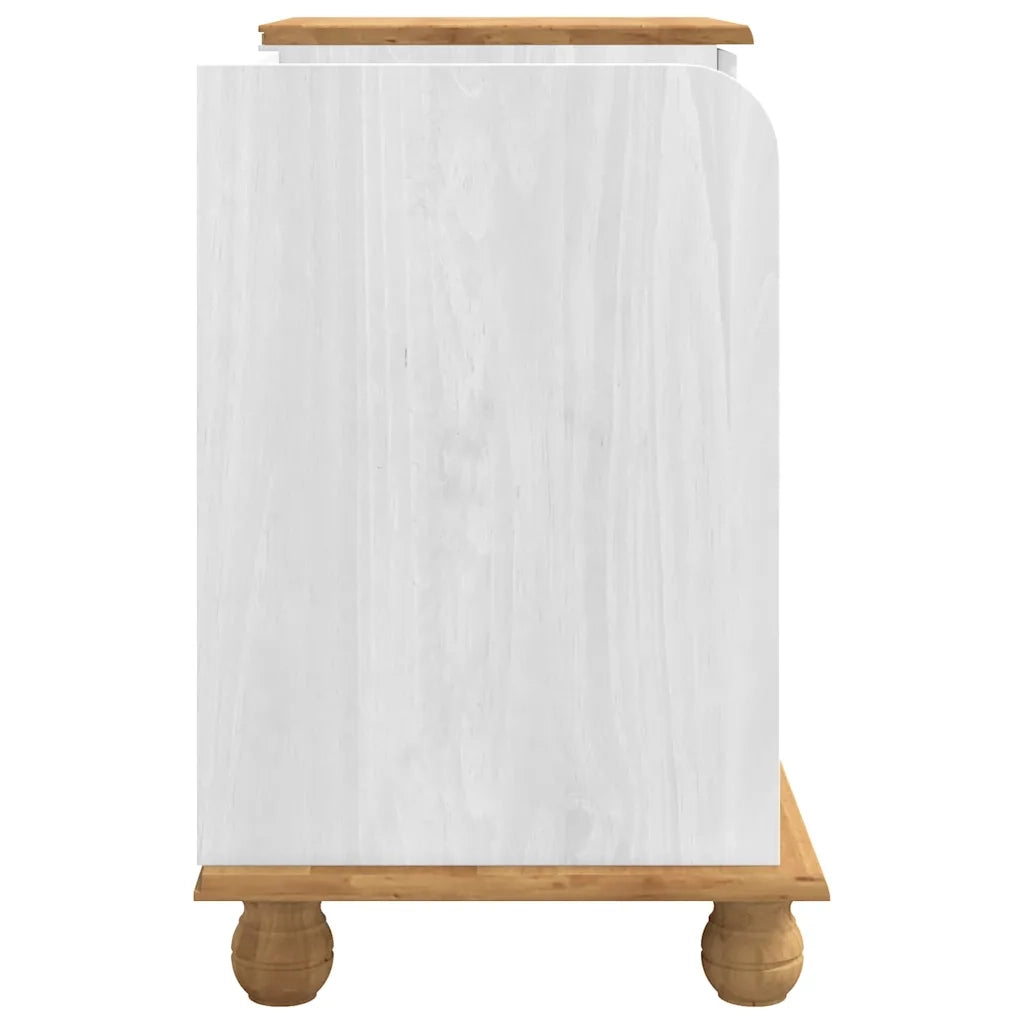 Panchina con contenitore ASKIM Bianco 100 x 39 x 62 cm 4105441