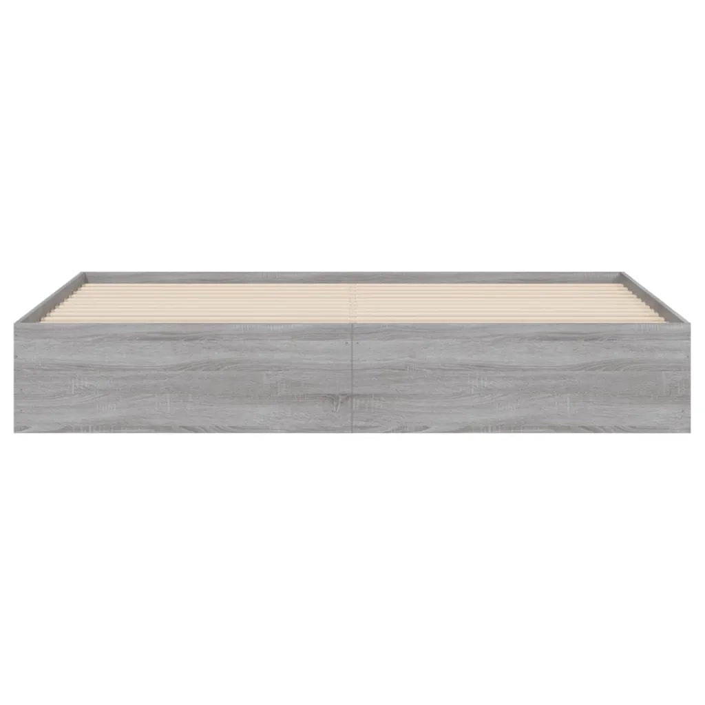 Giroletto Cassetti Grigio Sonoma 180x200 cm Legno Multistrato