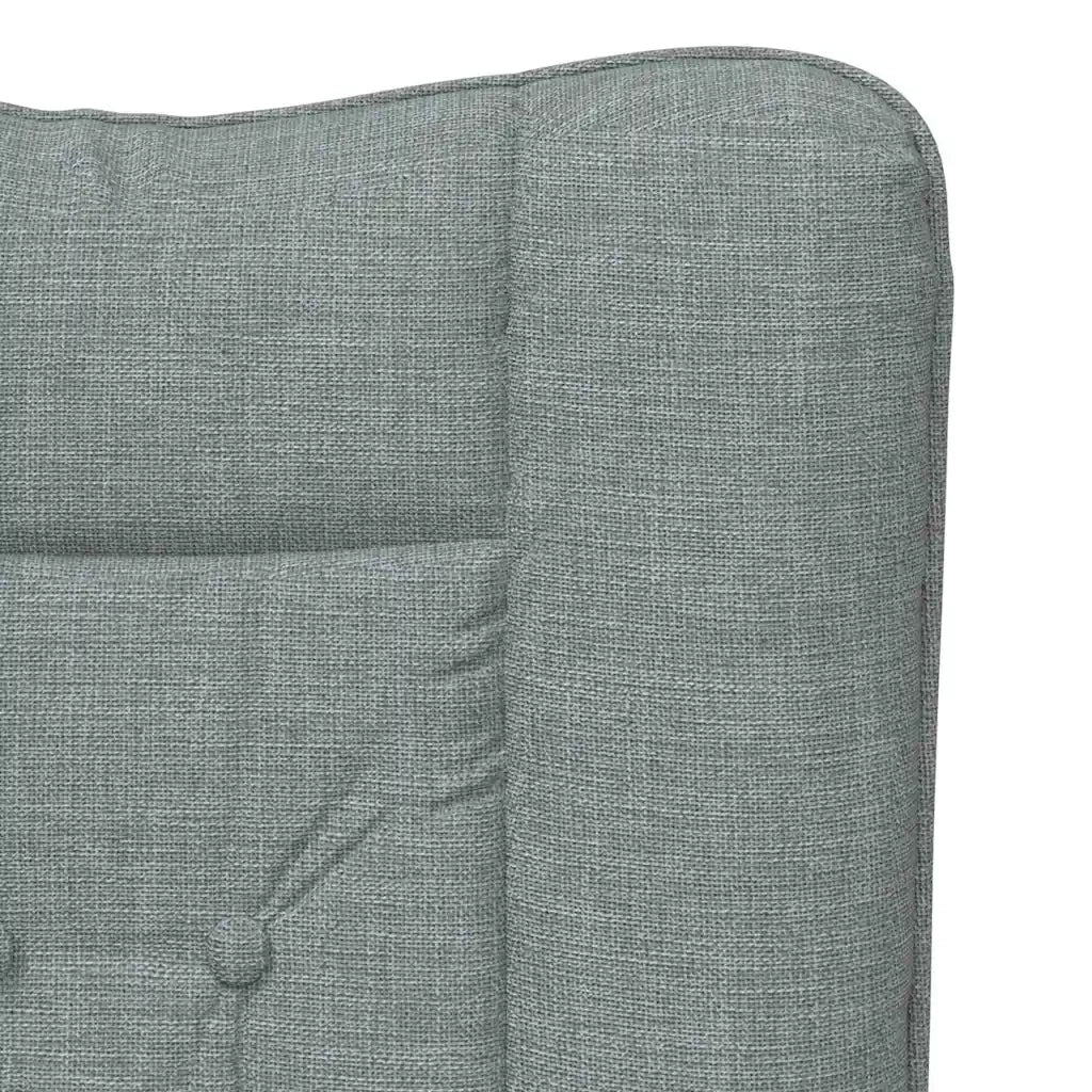 Poltrona-Divano Sedia-Poltroncina Grigio chiaro 63 x 67 x 94 cm Tessuto e compensato