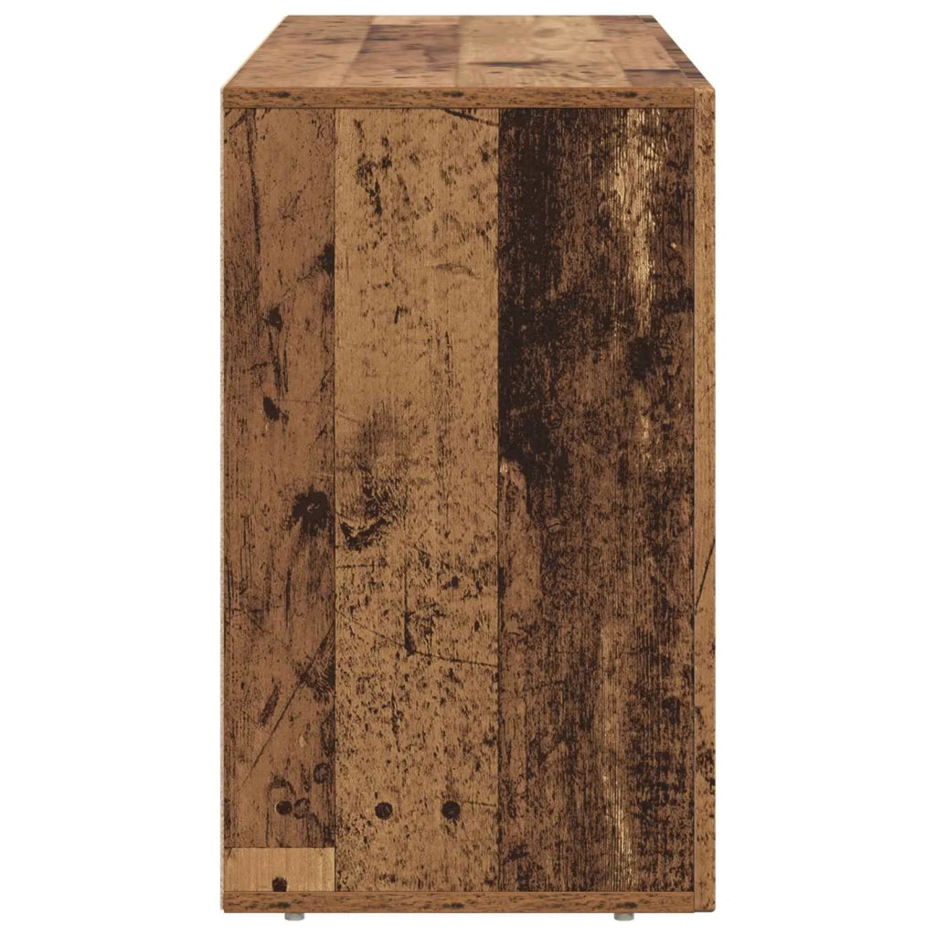 Credenza | Madia | Buffet da pranzo | Armadio da pranzo Legno vecchio 100 x 35 x 59 cm Legno multistrato
