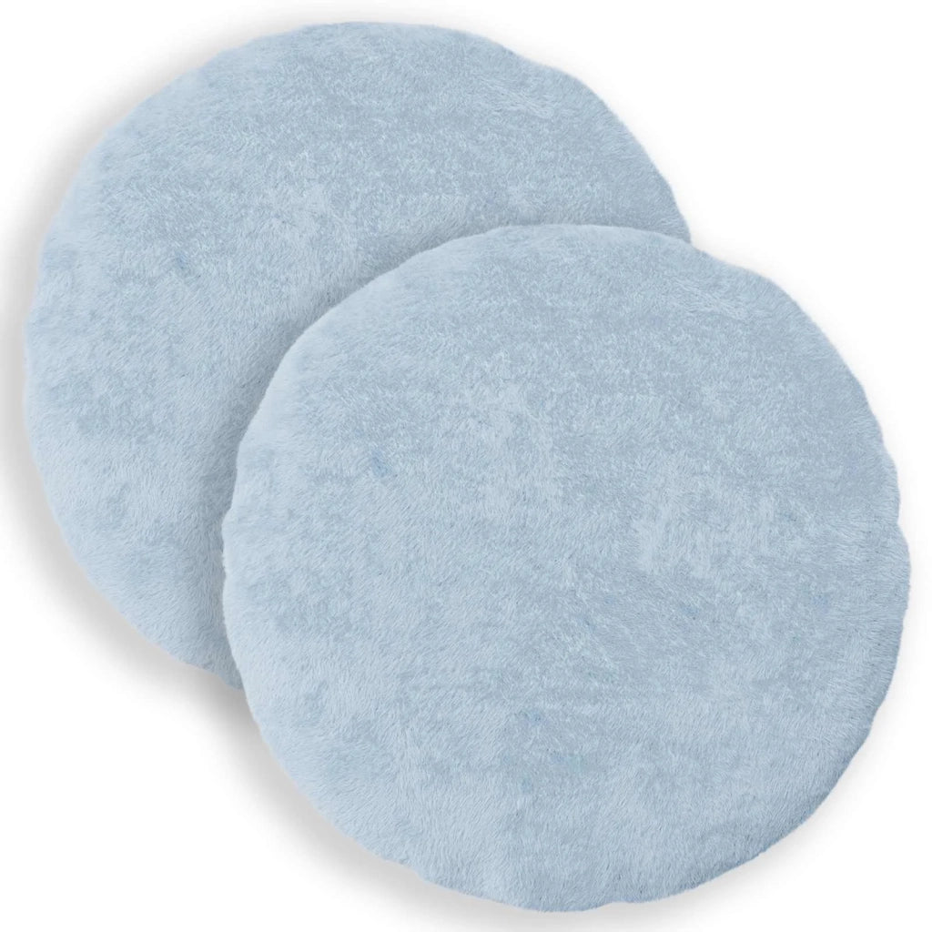 Federa 2 pz HEERLEN Azzurro Ø 60 cm Pelliccia di Coniglio Finta 923131