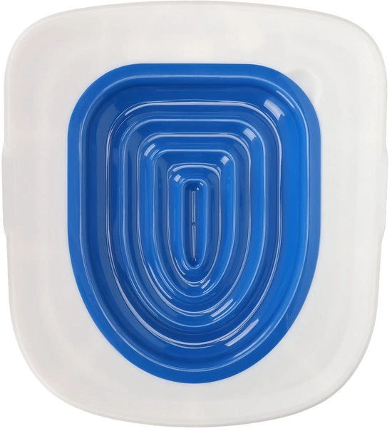 Sistema di addestramento per gatti in ABS, progettazione resistente, set di addestramento per gatti rimovibile, universale, facile da utilizzare gatto trainer (cassa bianca, 1)
