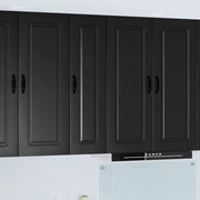 Mobile da cucina-Armadio da cucina Nero 30 x 31 x 100 cm Legno multistrato 553263
