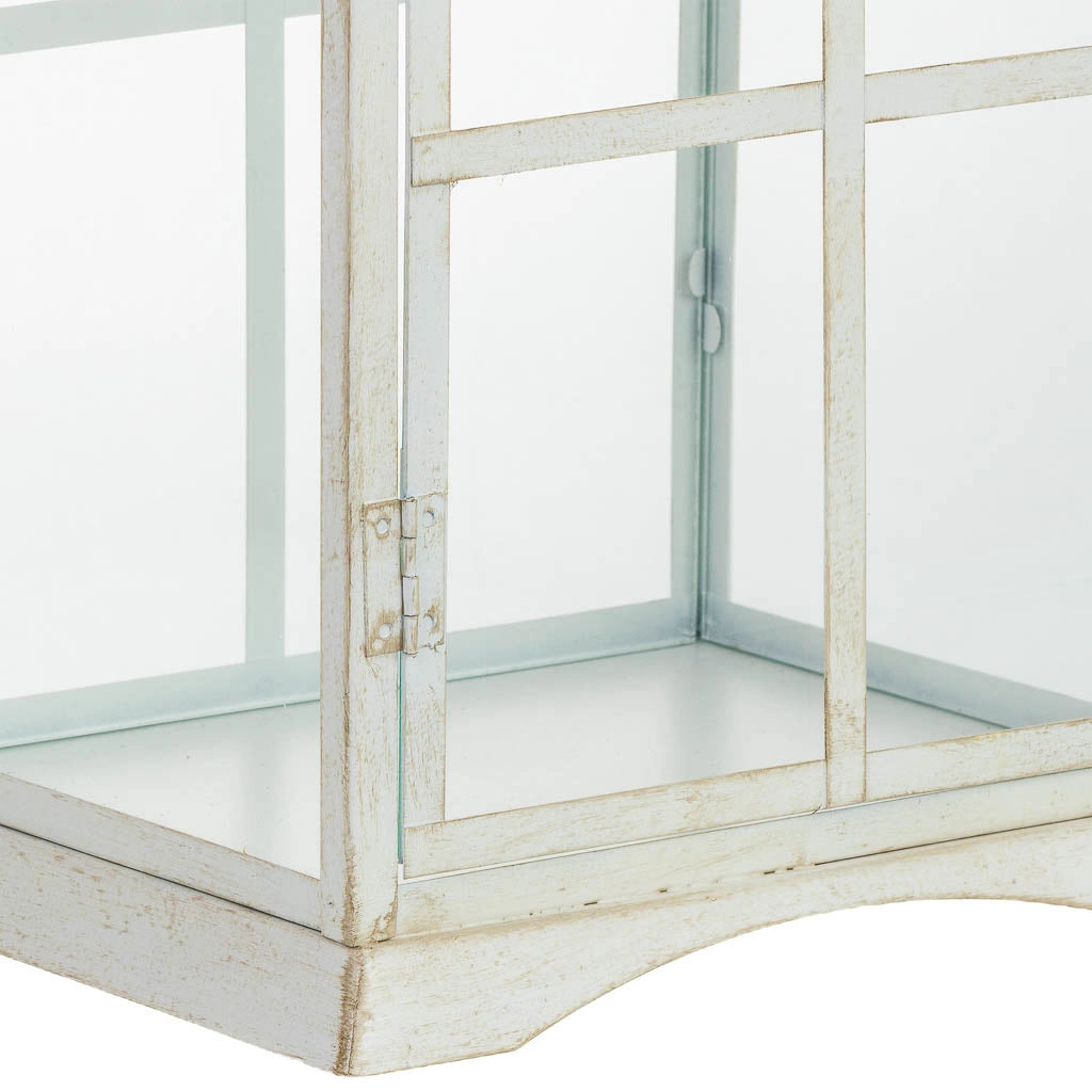 Lanterna in metallo 23,5x19x49h cm