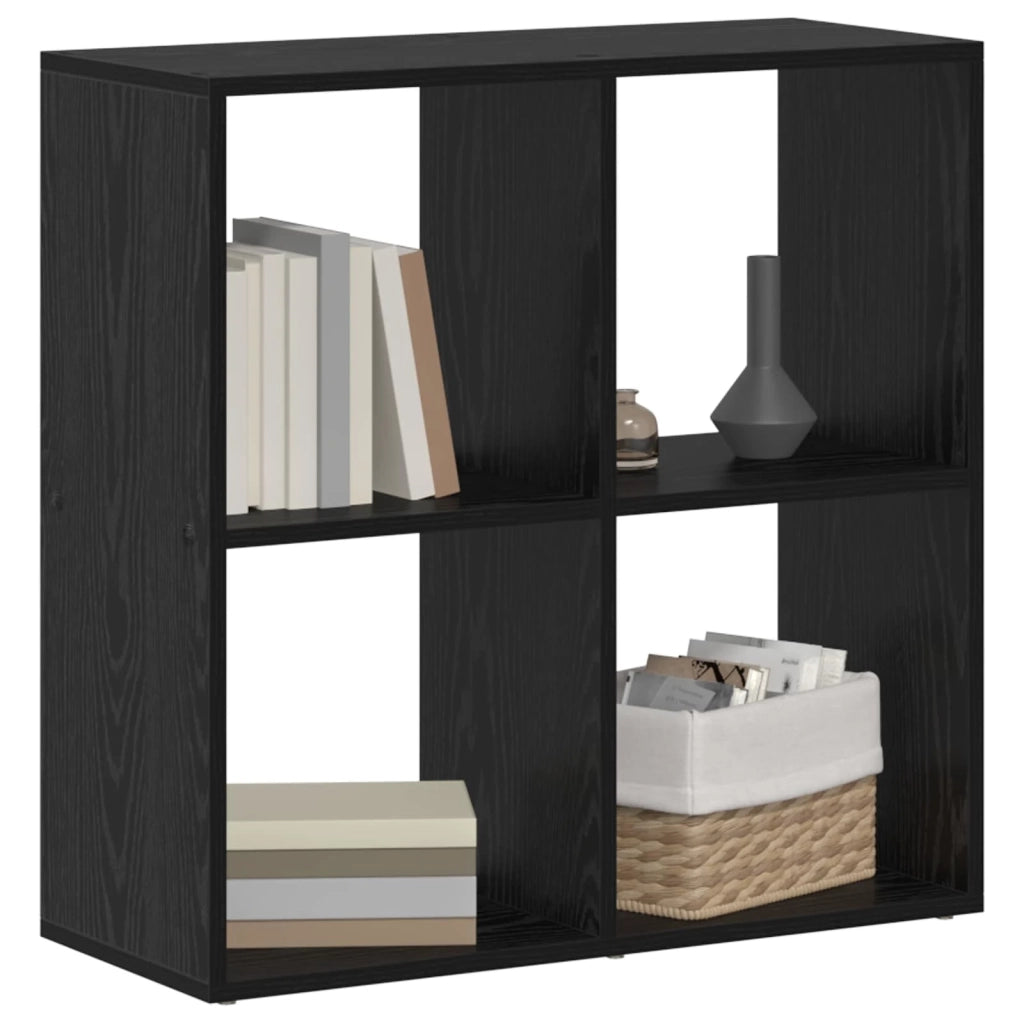 Armadio per Libri Rovere Nero 69,5 x 29 x 69,5 cm 879664
