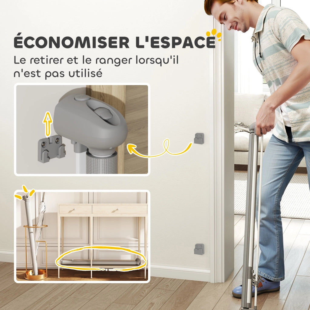Barriera Retrattile per Cani ¨C Zephmum ¨C Grigio 149 cm