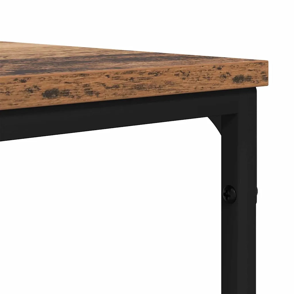 Tavolino da Salotto-Tavolino da soggiorno-Tavolo Legno vecchio 70 x 70 x 30 cm