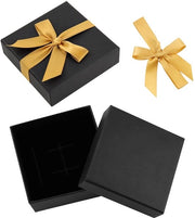 Cassa da gioielli Robusta e Sostenibile - 2 pezzi - Nero - Cartone - Con coperchio