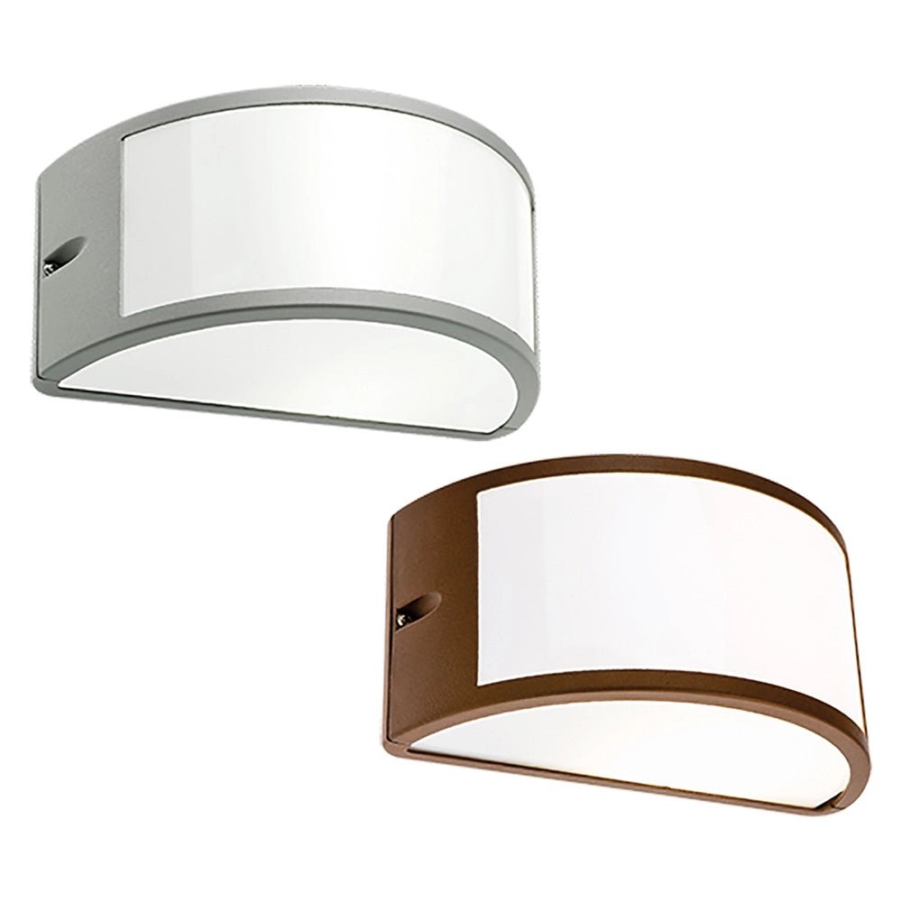 1pz applique 'umbe' 60 w - cm 25 x 12 x 13 corten codice 8042530 cod:ferx.8042530nlm