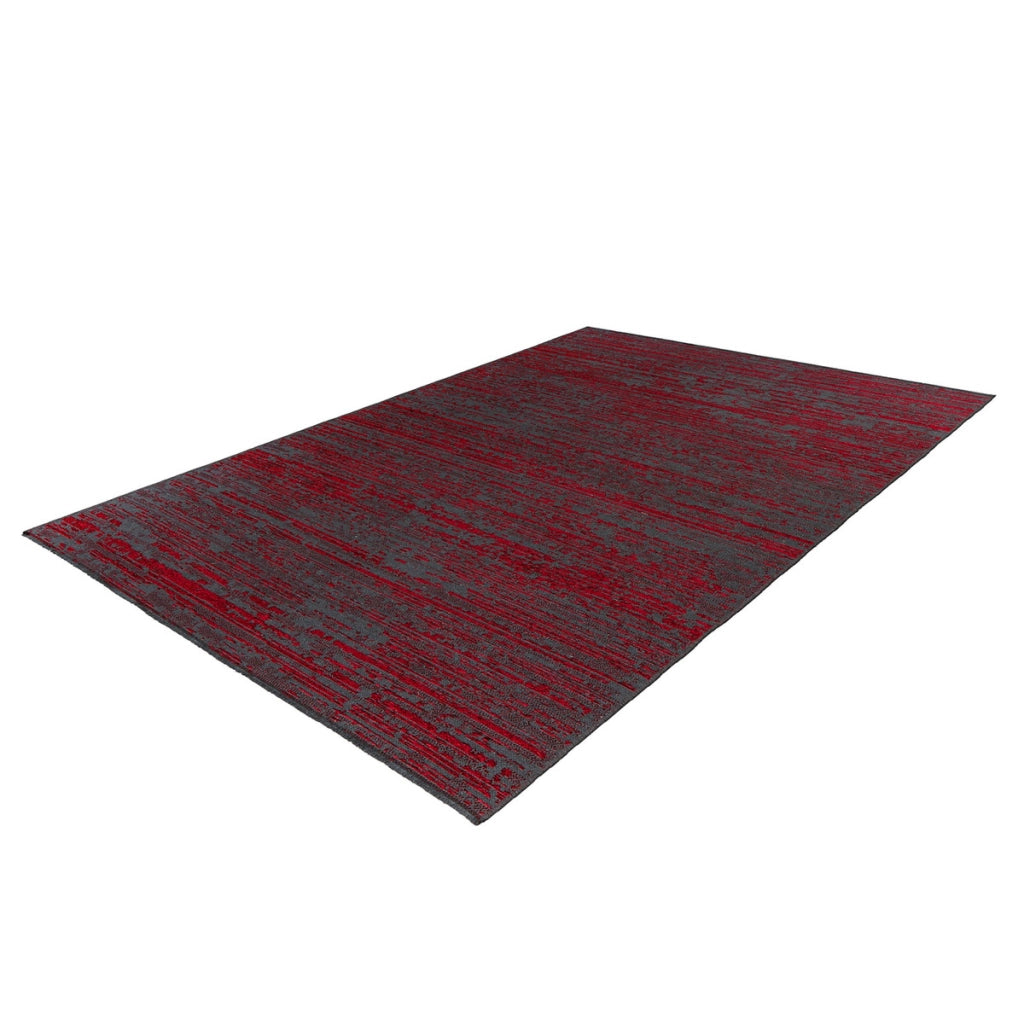 Tappeto moderno Kalevi 100 rosso in ciniglia
