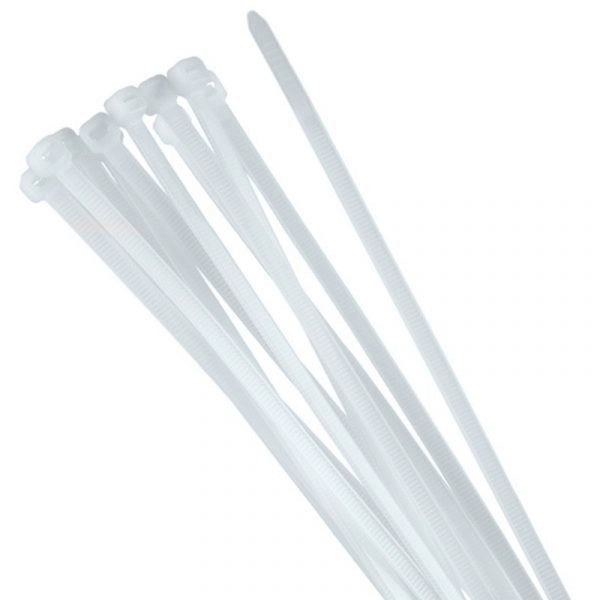 FASCETTA  MM 300X4,8 BIANCA PLA CF100