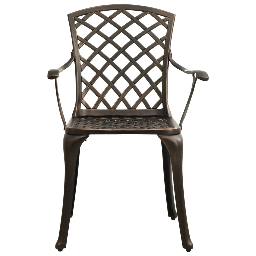 Set da Bistrot 5 pz in Alluminio Pressofuso Bronzo 3070610