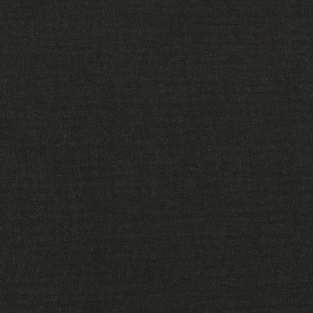 Divano Letto a 2 Posti Nero in Tessuto 375729