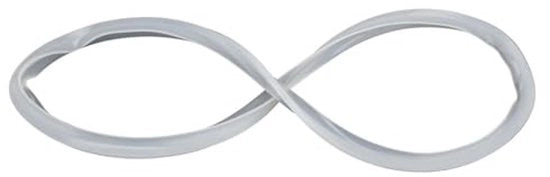 Anello di copertura per pentola da 30 cm in alluminio - Facile da pulire - Silicone - Ricambio - Adatto per pentola da 30 cm - Facile da pulire