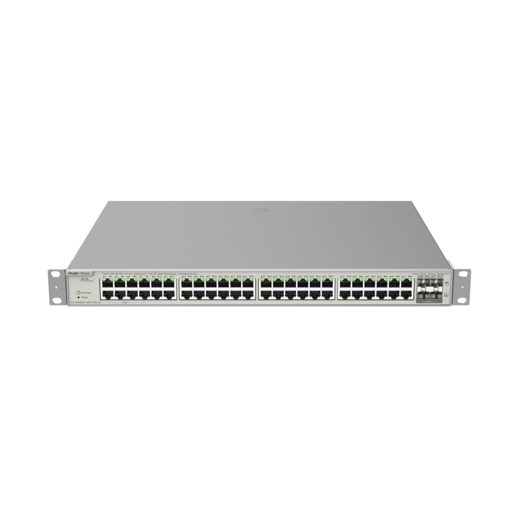 Reyee cloud switch managed gigabit l3 8xge poe++ 40xge poe+ 4xsfp+ routing statico power budget 740w - RG-NBS5200-48GT4XS-UP