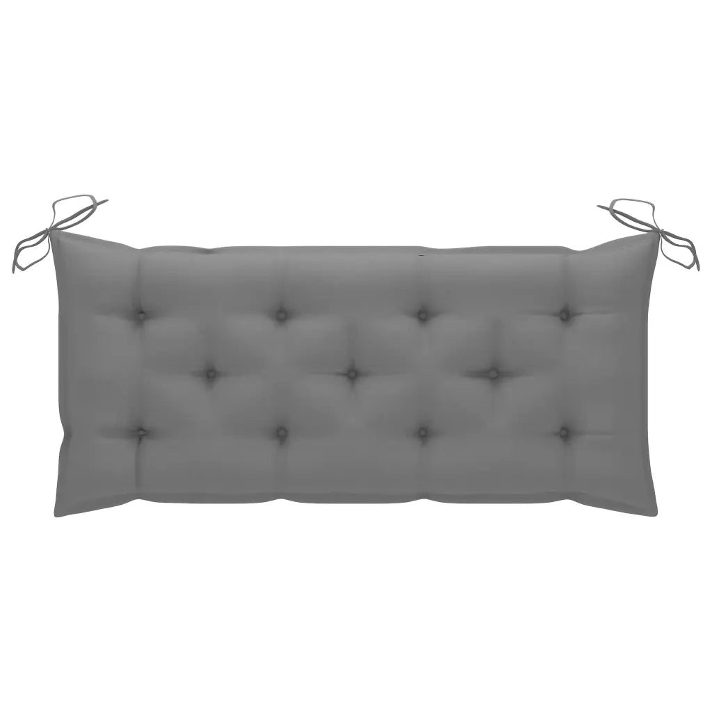 Panca da Giardino con Cuscino 120 cm in Bambù 3063892