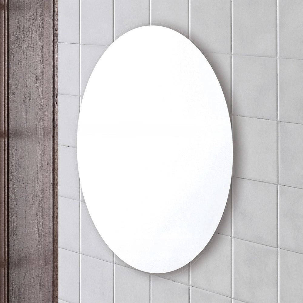 Specchio bagno ovale 55x85 cm a filo lucido reversibile