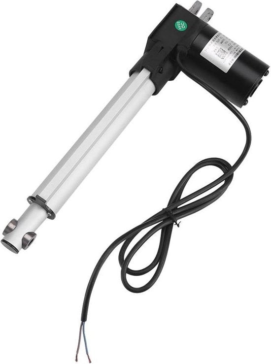 Attuatore Lineare Elettrico da 12 V DC, 100-500mm di Sviluppo, 6000N di Forza Massima, Multifunzionale, Peso Portante, per Applicazioni Mediche e Automobilistiche fino a 450mm.