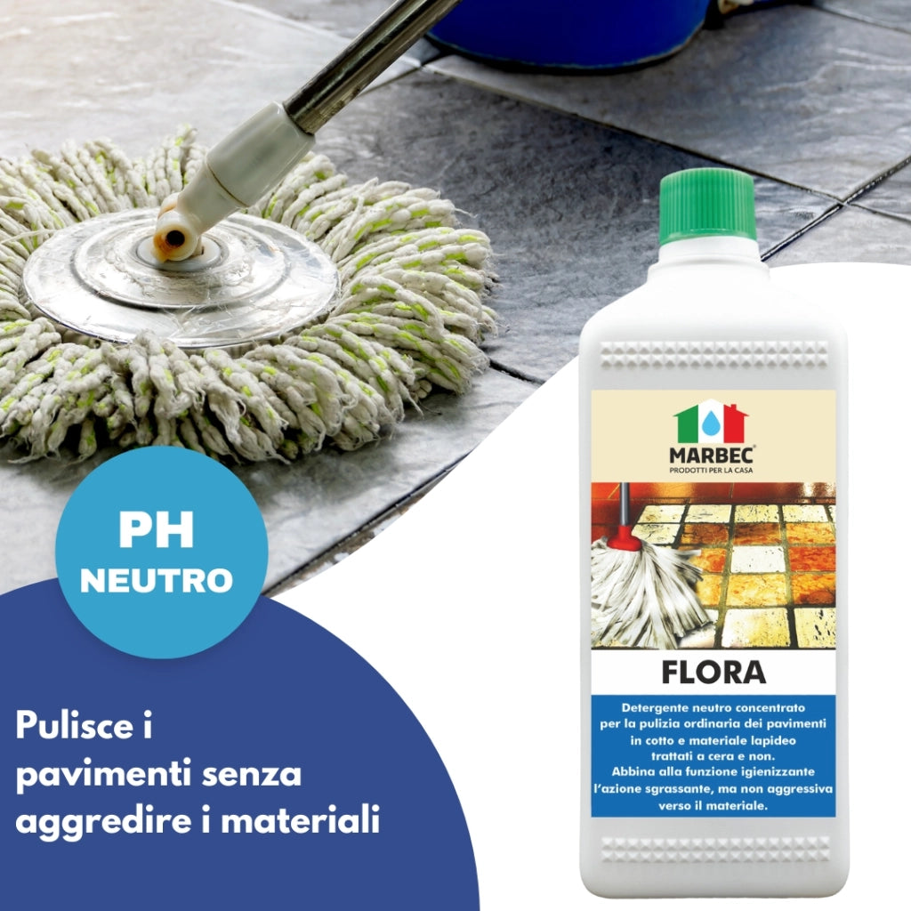 Pulizia pavimenti FLORA   10LT