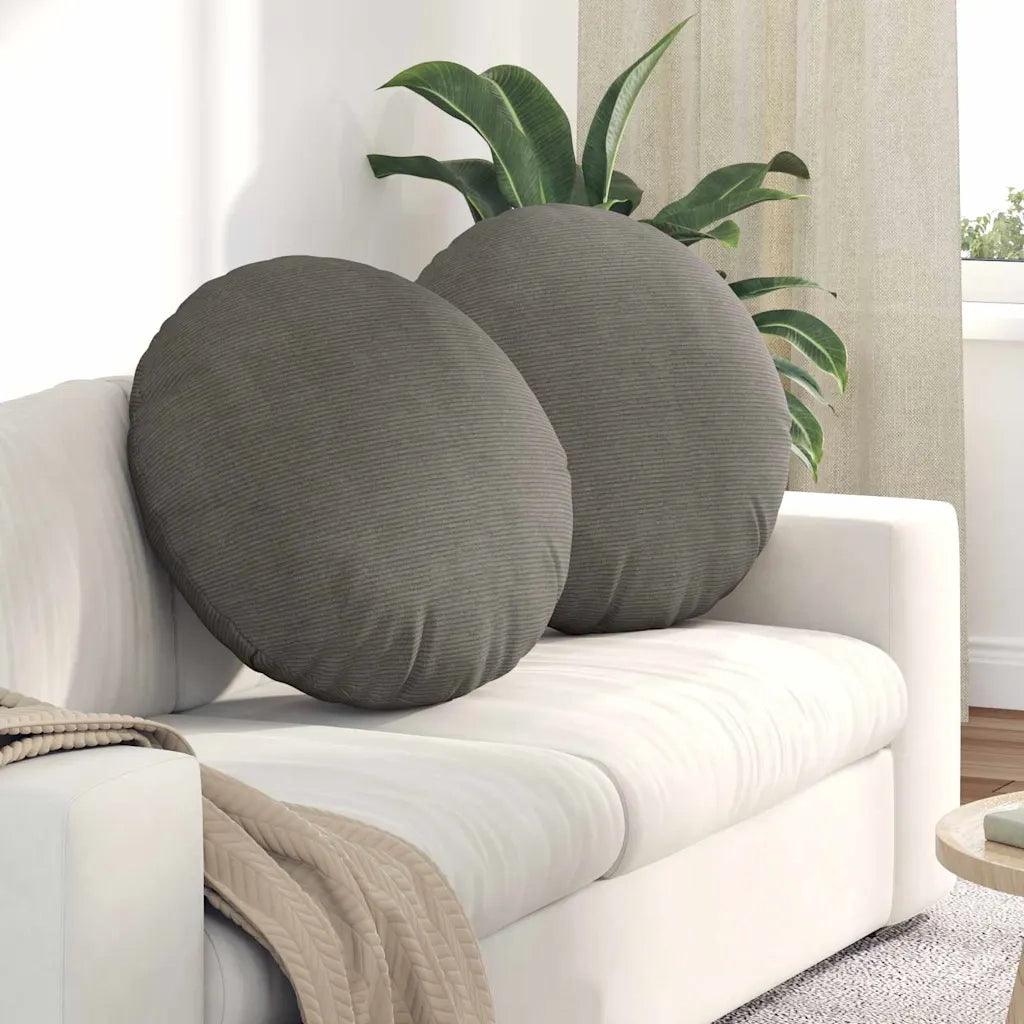 Cuscini per Seduta 2 pz | Cuscini per sedie Grigio chiaro ?60 x 21 cm