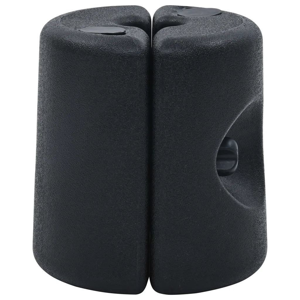 Pesi per Gazebo 4 pz in PE Neri 47689