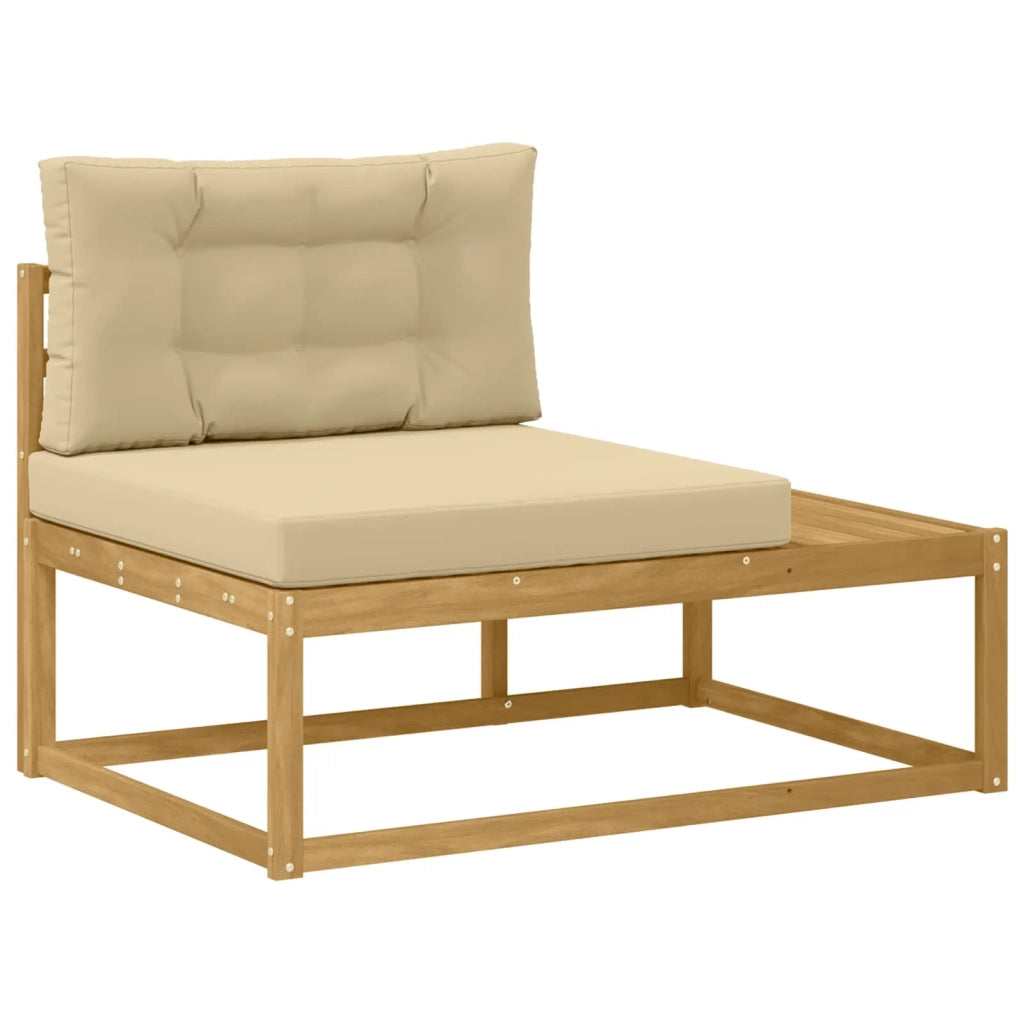 Set di divani da esterno Bianco 277,5 x 198,5 x 73 cm 3387002