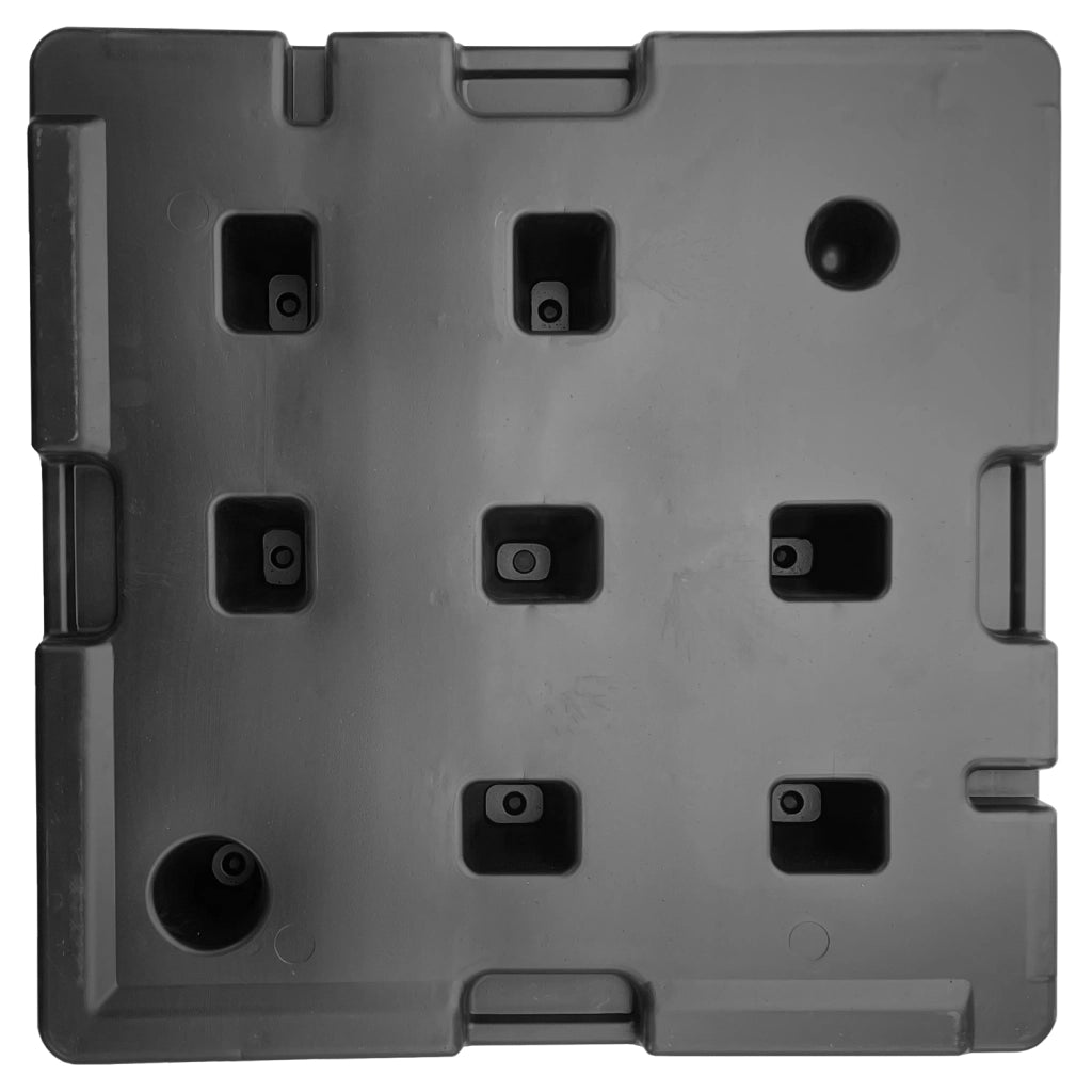 Set di 4 piastrelle quadrate CROZON
