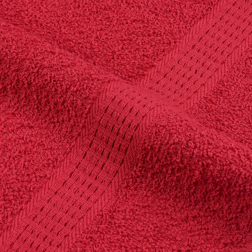Asciugamani per sauna FROGN 4 pezzi Rosso 80x200 cm 360 g/m2