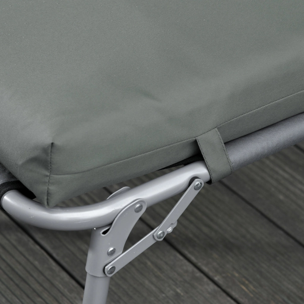 Cuscini per Chaise Longue ¨C Minimal ¨C Grigio Scuro 196x55 cm