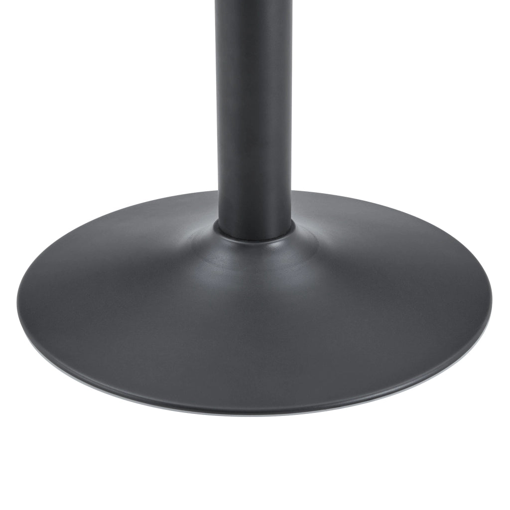 Tavolino rotondo in vetro ca. 70 cm con struttura in metallo, design moderno per soggiorno, colore nero