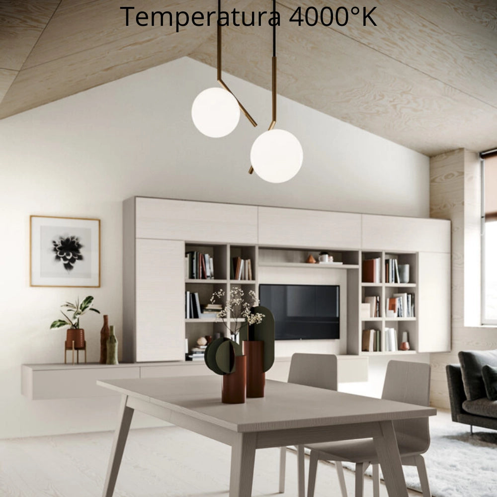Lampadina dicroica led gu10 6.5 w resa 40watt risparmio energetico 4500k pezzi 6