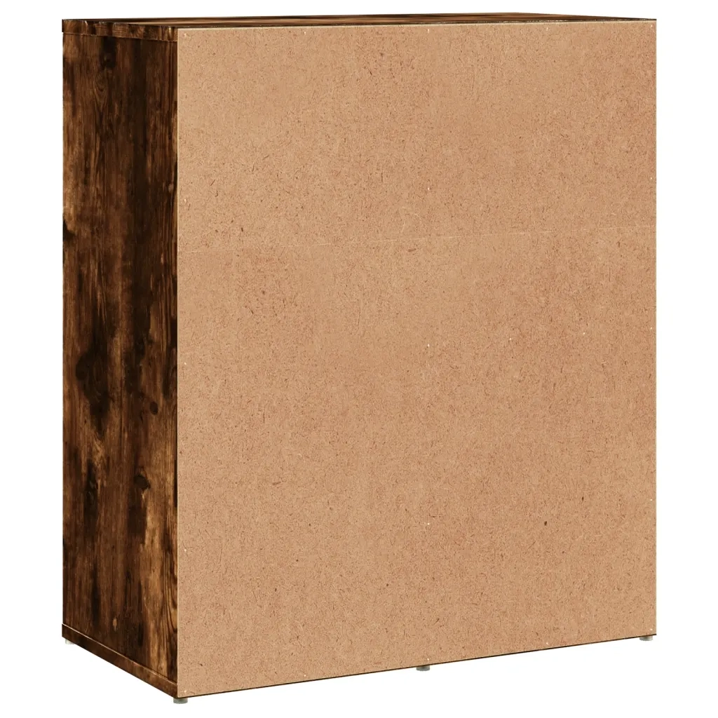 Credenza-Buffet-Armadio da cucina Rovere Fumo 60x31x70 cm in Legno Multistrato 491337
