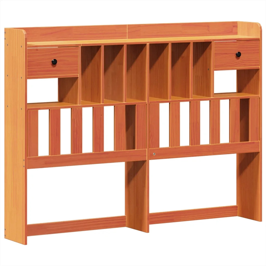 Giroletto senza Materasso Marrone Cera 150x200 cm Legno di Pino 3323376