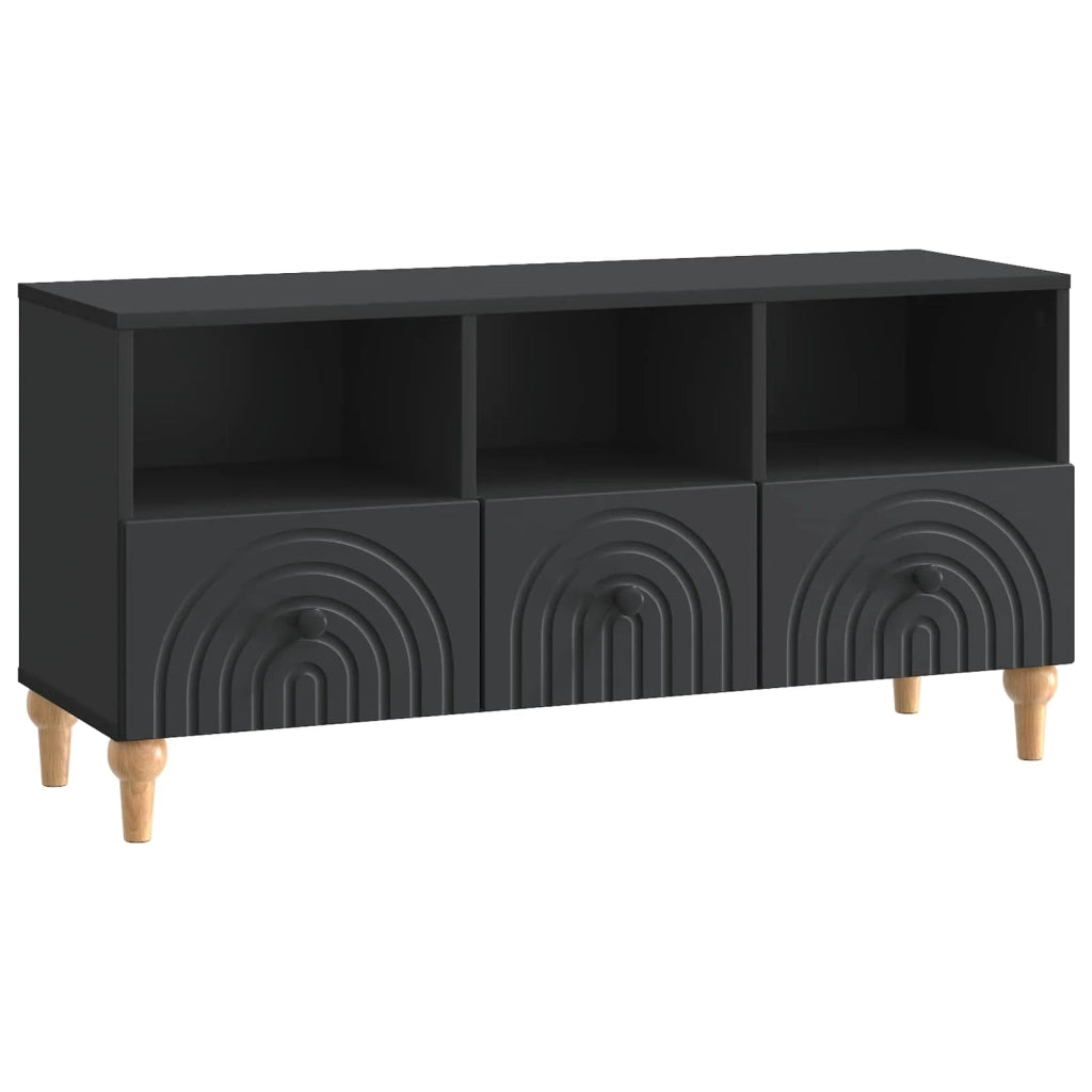 Mobile TV | Armadietto TV | Mobile Porta TV Nero 102 x 34,5 x 50 cm Legno ingegnerizzato
