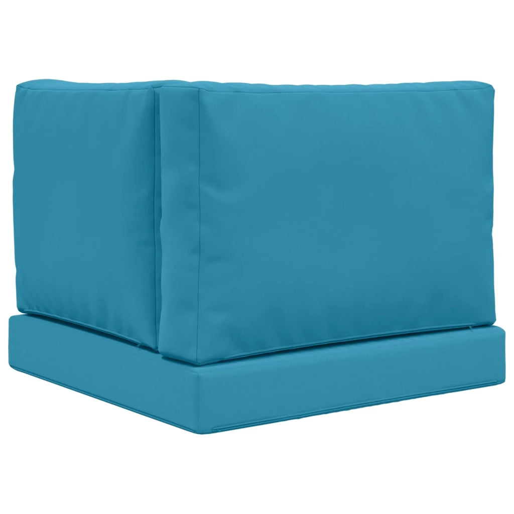 Cuscino per divano da esterno 3 pcs Blu Reale Poliestere 900754