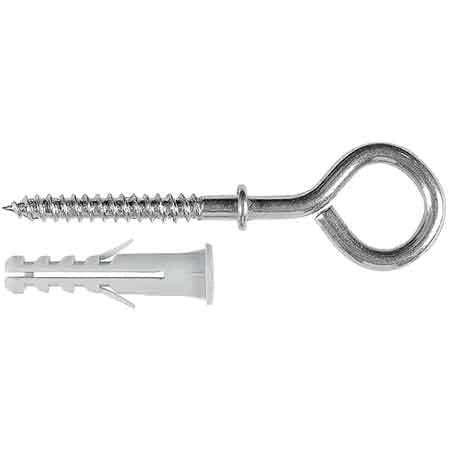 TASSELLO CON OCCHIOLO CHIUSO NC Ø 6 - 4,5x35 mm - CONF. 10 PEZZI - TECFI