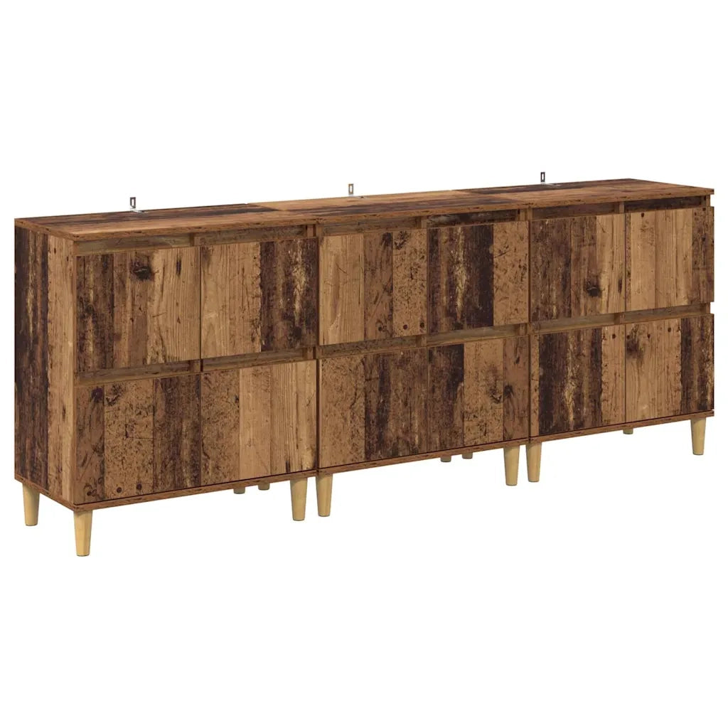 Credenza | Sideboards 3 pcs Legno vecchio 60 x 35 x 70 cm