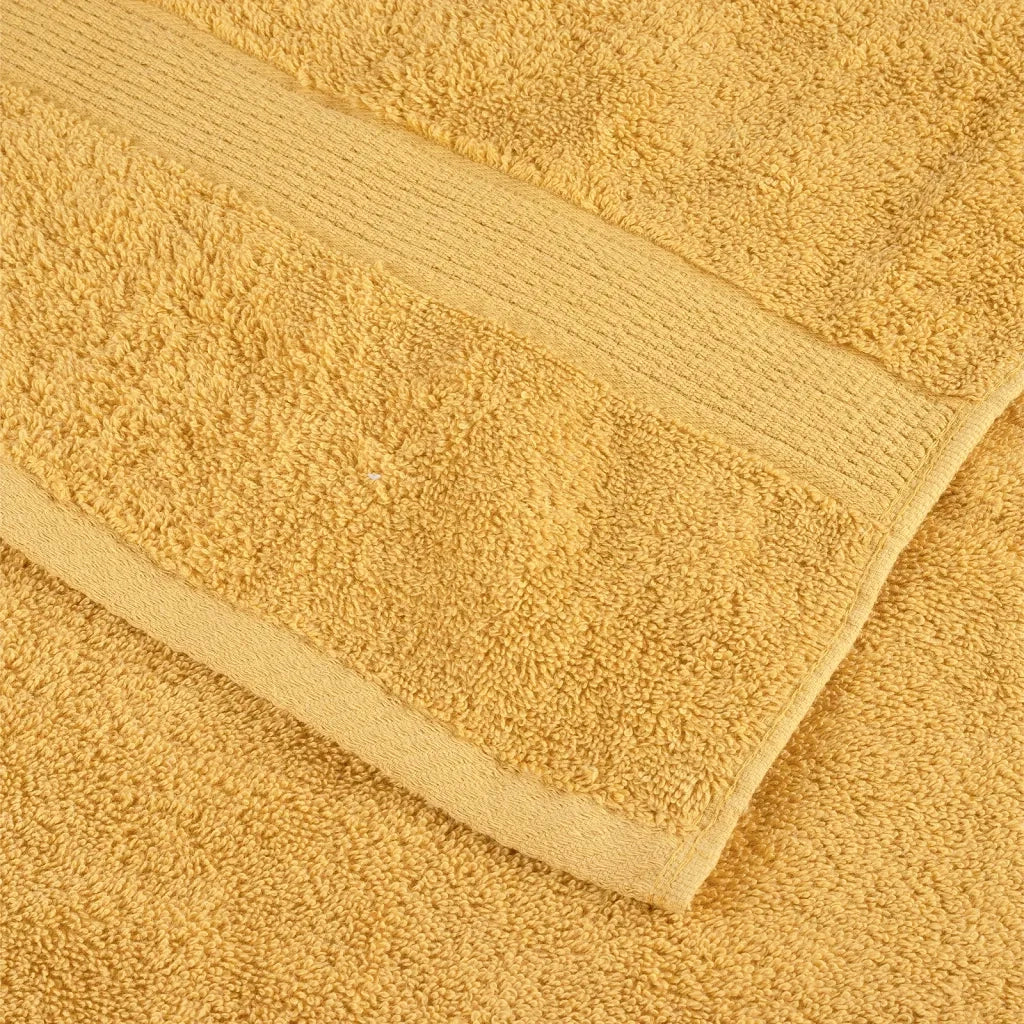 Asciugamani Premium SOLUND 10 pz Oro 30x30 cm 600 g/m² 137277
