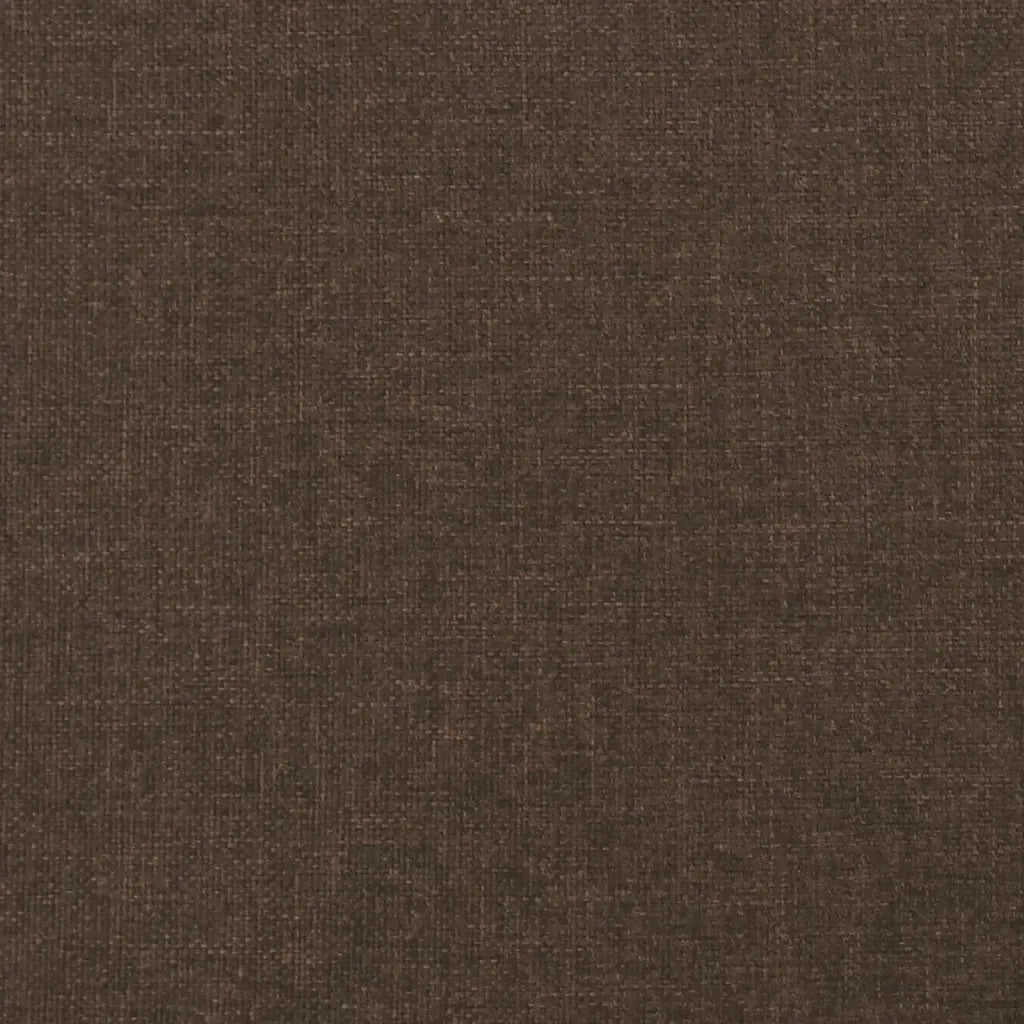 Testiera 2 pz-Set di 2 Testata-Testiera Decorativa Marrone Scuro 100x5x78/88 cm in Tessuto 622092