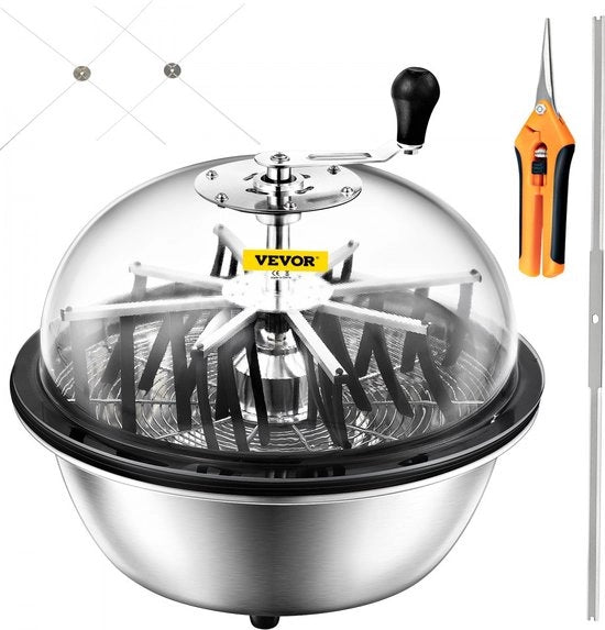 Tagliabusti per foglie da 24" Macchina per tagliare foglie e gemme con funzione di centrifuga Potente tagliacarte per foglie