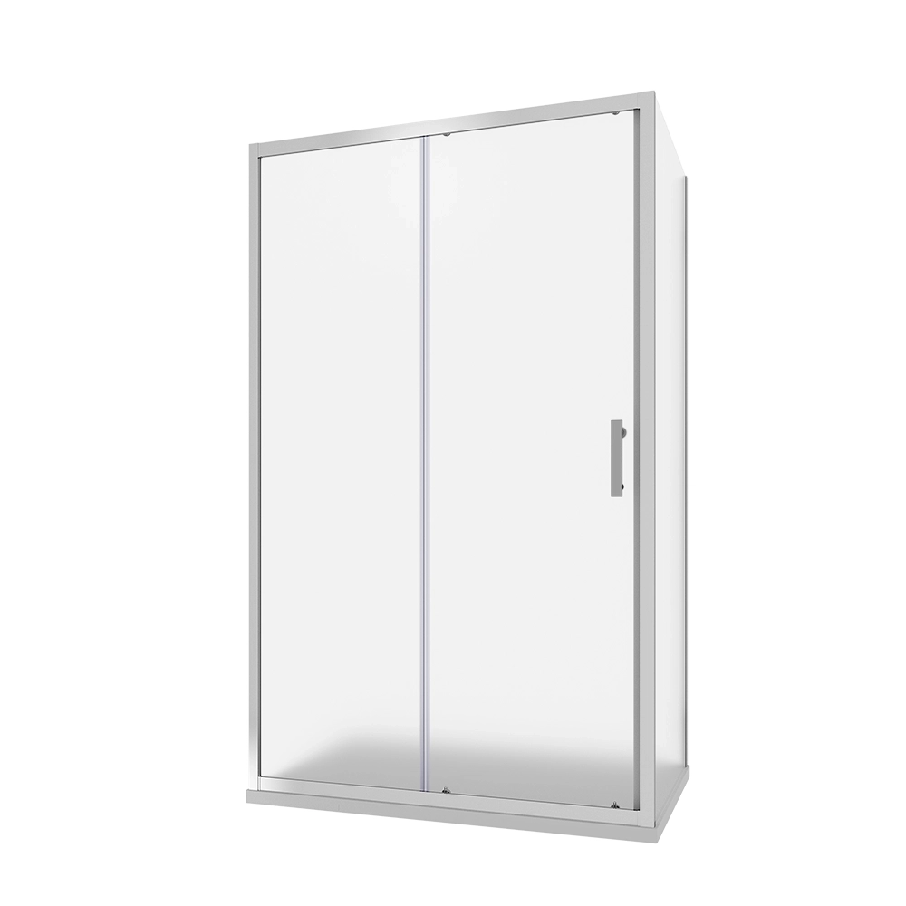 Box Doccia Angolare 80x140 cm vetro stampato, con apertura scorrevole e parete fissa h190cm | Tenerife