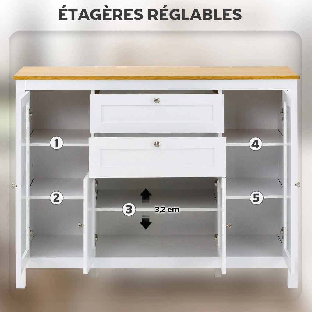 Credenza ¨C Minimal ¨C bianco, moderno, 120x40x90