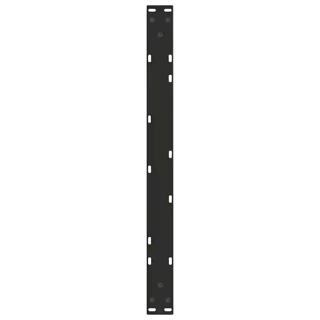Gambe per Tavolino da Caffè a Forma di V 2 pz Nere 70x(30-31,3) cm Acciaio 4012616