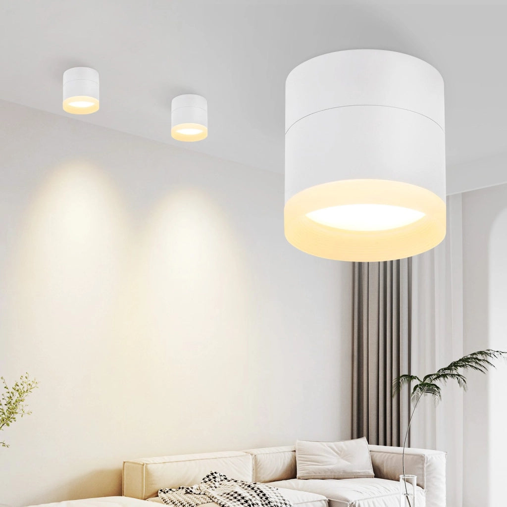 ZMH Faretto da soffitto da Incasso Rotondi Bianchi Piccoli GX53 per Corridoio Soggiorno Camera da Letto