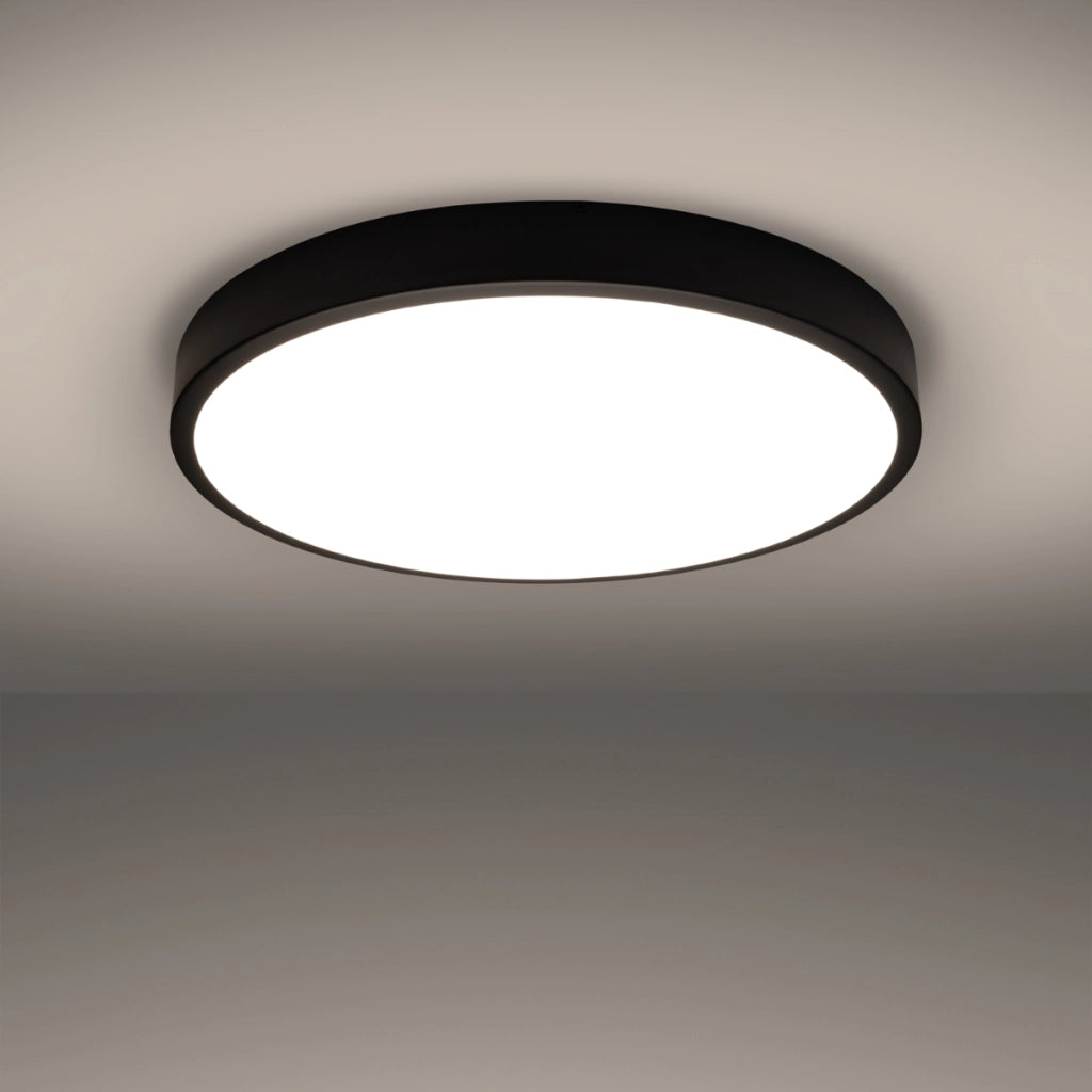 Lampada da soffitto a LED Onyx Deep Space 65W 5177lm 3000K Alluminio nero