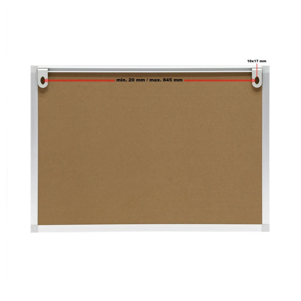 Lavagna magnetica da parete 60 x 90 cm 12 magneti inclusi pannello espositivo 16_0002492