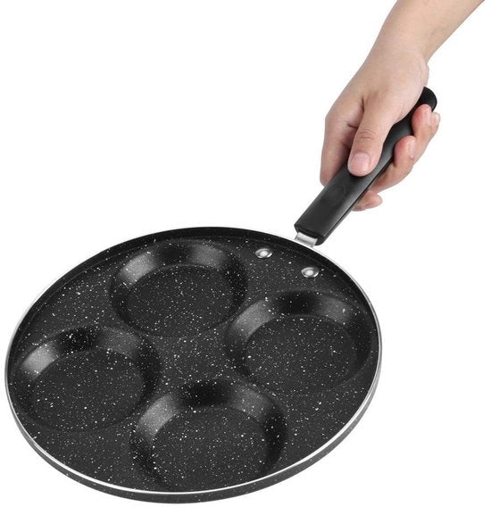Piastra per Frittelle 24,5 cm - Alluminio - Superficie Antiscivolo - Manico - Piastra per Cucina - Termoconduttività Rapida - Piastra per Frittelle