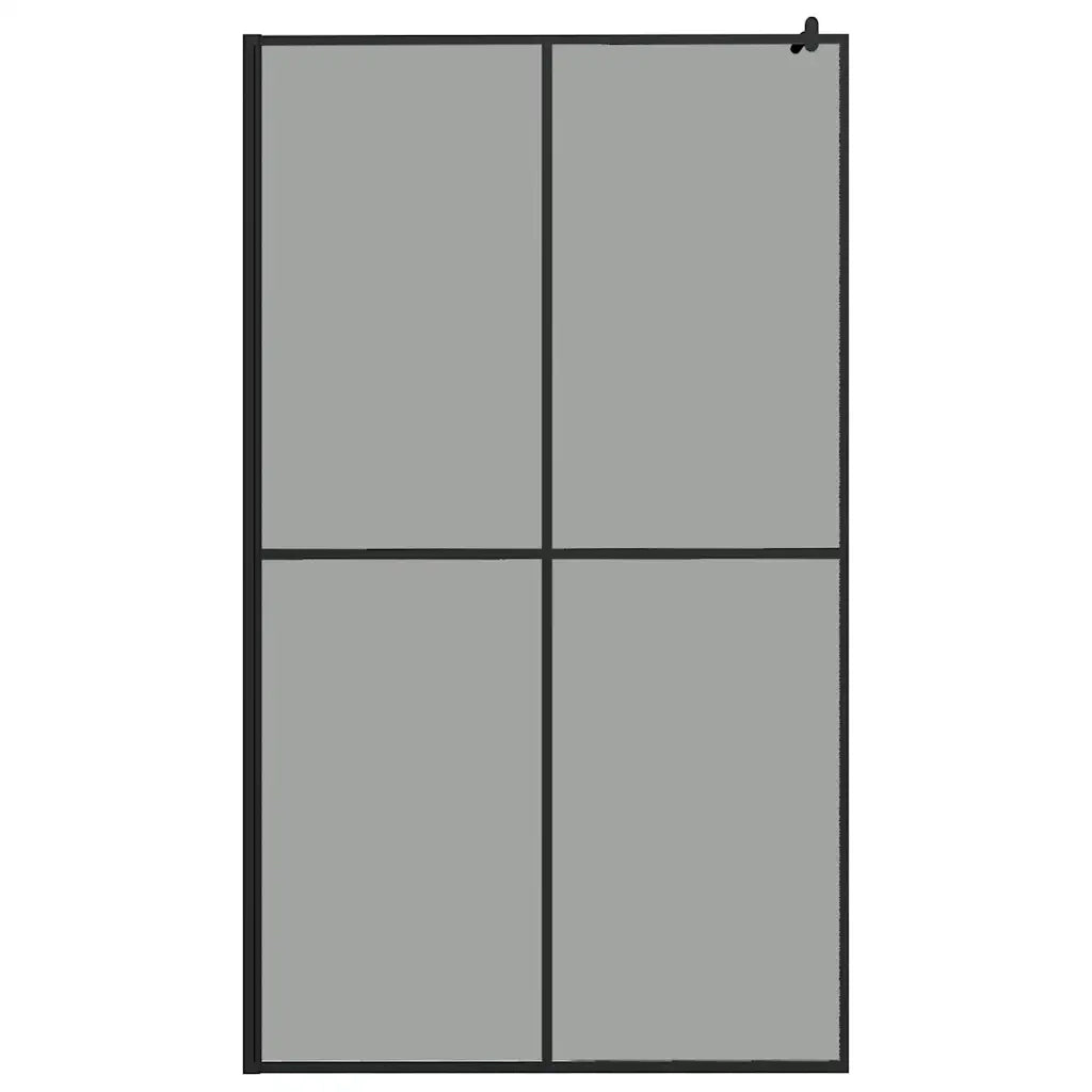 Cabina Doccia 118x190 cm con Vetro Temperato Scuro CFW9911443